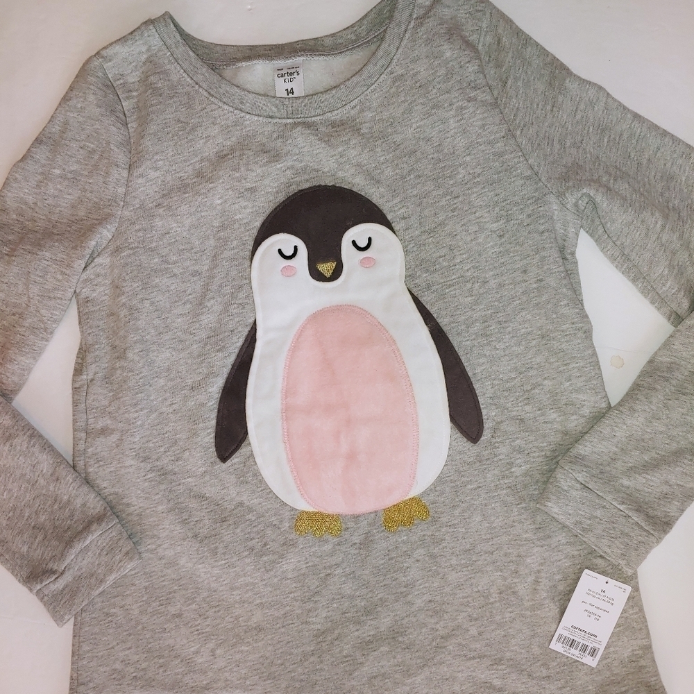 Nwt Carter's Penguin Sweatshirt